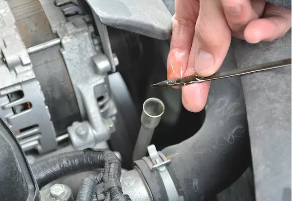 Automobile Oil Check.