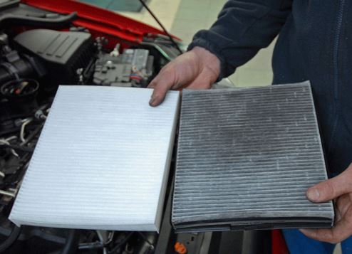 A plugged air filter increases restriction, which cuts into your fuel mileage. Replace the filter when needed.