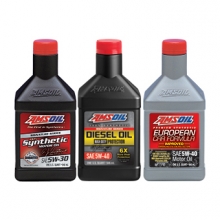 AMsoil synthetic car engine oils product range - diesel, european formula