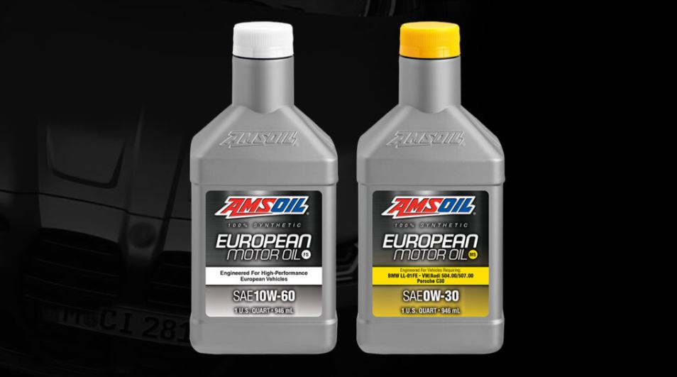 New AMSOIL Synthetic European Motor Oil